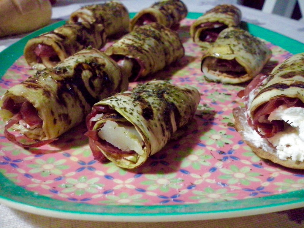Involtini di melanzane e&nbsp;bresaola