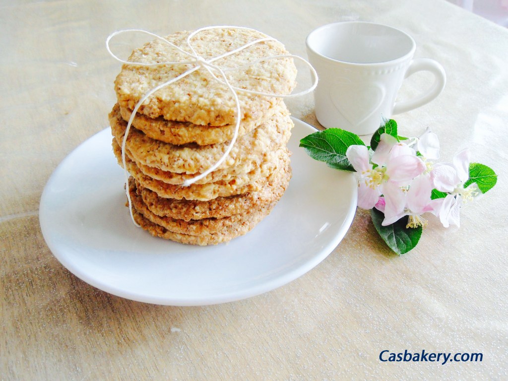 Biscotti integrali senza zucchero, con stevia