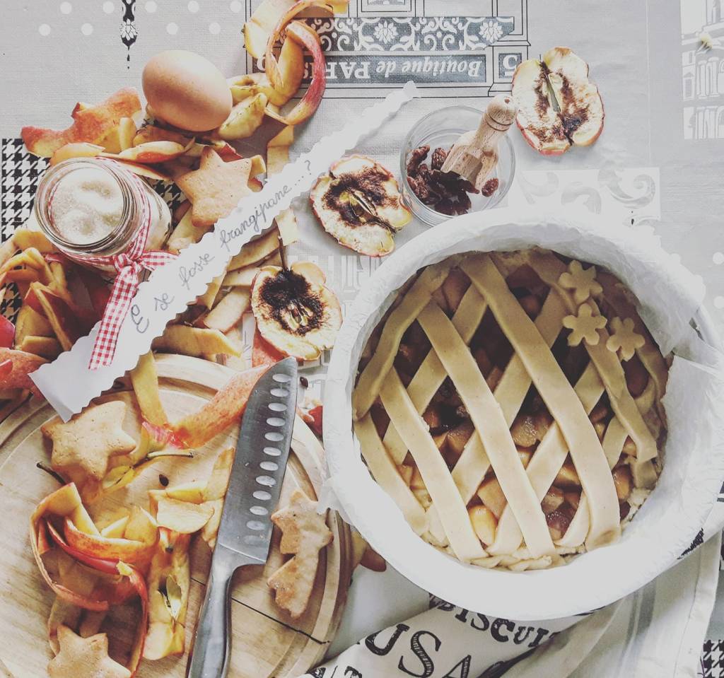 Crostata frangipane con le mele